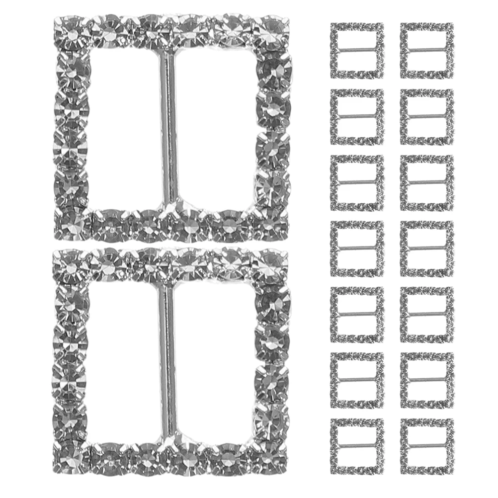 

20pcs Rhinestone Scarf Rings Clasps Women Fastener Slides for Scarves Neckerchief Clips Shawl Buckle Accessories