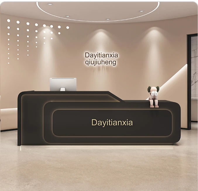 

Beauty salon checkout page Simple modern paint clothing store Dance company Reception bar