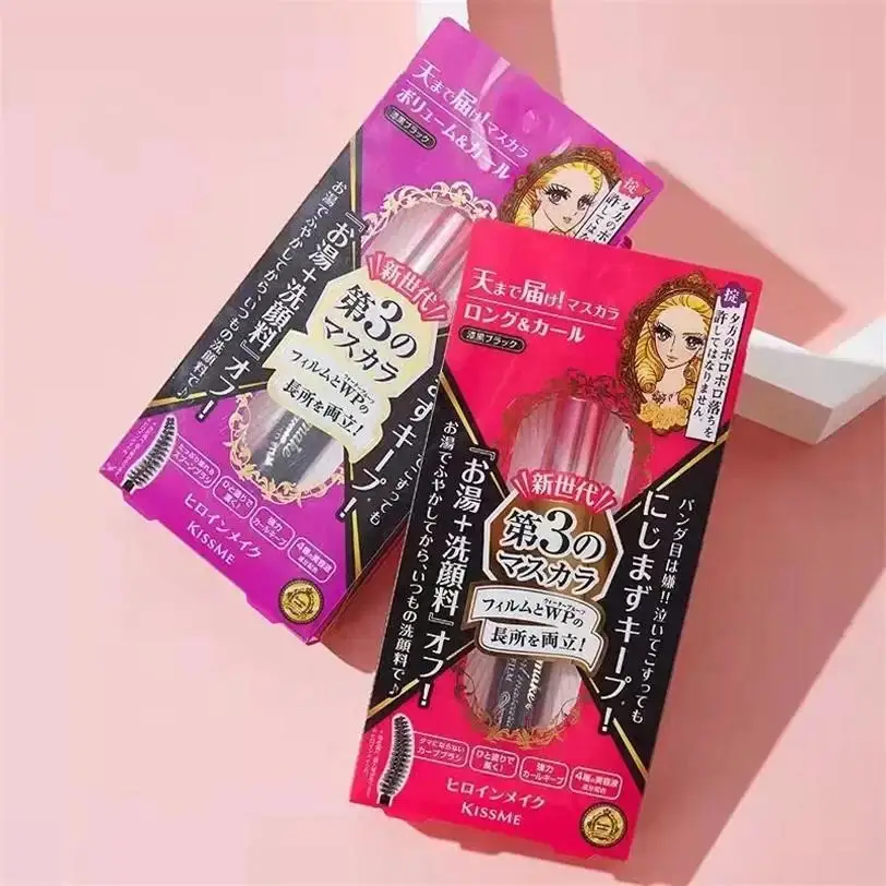 Kis Me maquillage Mascara Extension de cils brosse à cils longue tenue imperméable à l'eau résistant à la sueur Mascara maquillage