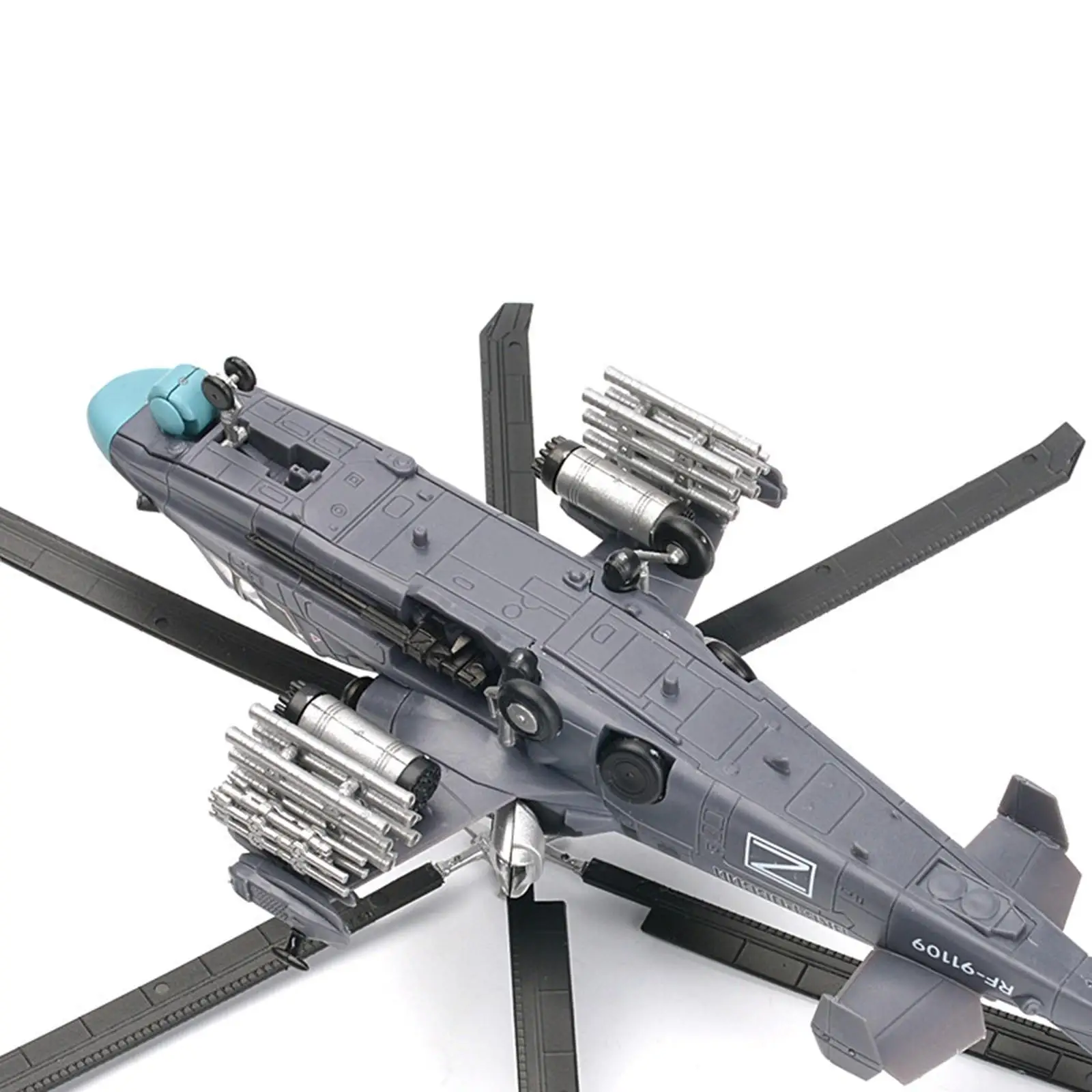 

Plastic Aircraft Model 1/72 Scale DIY Assembly Plane Realistic Helicopter Miniature Ornament for Desk Child Gift Enthusiast