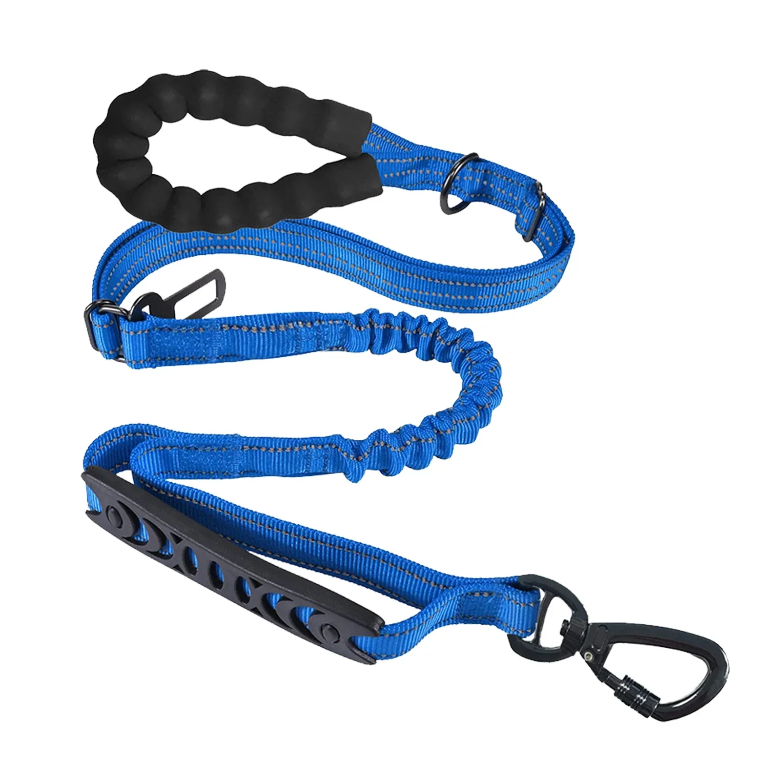 【NEW】Heavy Duty Dog Leash with Car Harness and with Comfortable Padded Handle and Highly Reflective, Versatile Dog Leash