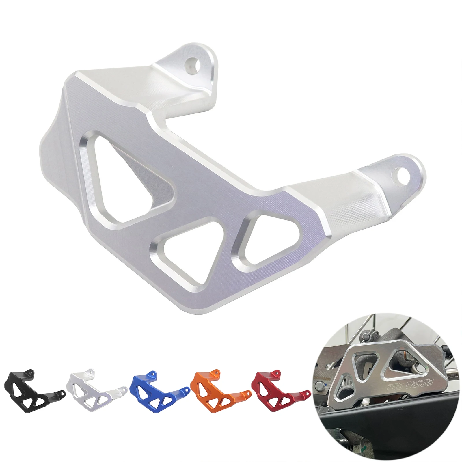 Protector de Caliper CNC para Motocicleta, Protector de Disco de Freno Trasero para Husqvarna TE TC FE FC 2014-2017, para KTM EXC EXCF XC XCF SX SXF 2024