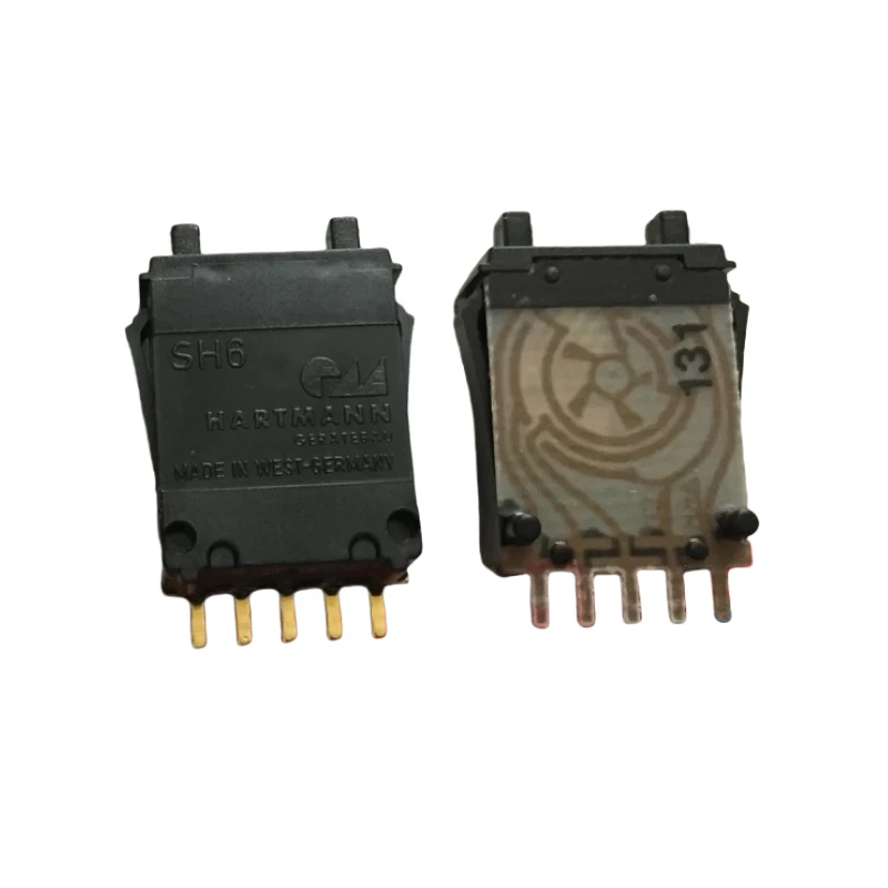 

1PCS/LOTS 100% GERMANY HARTMANN SH6-131-AKK-2 DIGITAL SWITCH 1248C CODE DIP PUSHBUTTON 0-9 5 PINS IC Electronic components