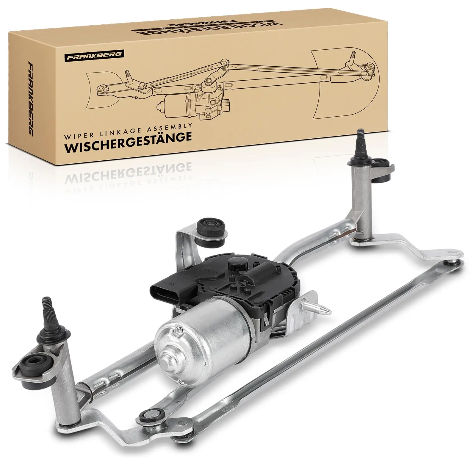 Frankberg 1x ruitenwisserarm Schijfwisser voorzijde voor VW Caddy III 2C_2K_Touran 1 T1 1 T2 1 T1955601 2K1955601A 2K1955023H 2K1955023J