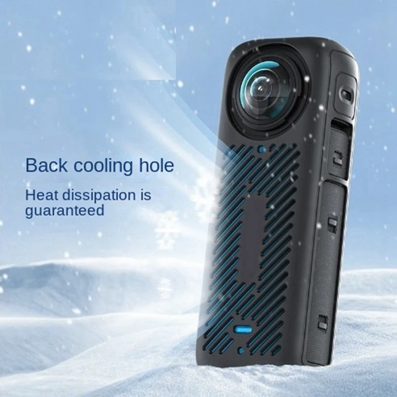 Insta360 X4 바디 실리콘 케이스 X4 렌즈 키트 스포츠 카메라 보호 액세서리 용 SCLS 실리콘 보호 키트