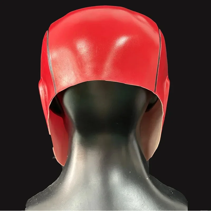 غطاء محرك السيارة الأحمر قناع الفيلم Vil Lain تأثيري مستحلب الأحمر هود خوذة رجل إمرأة تأثيري حلي الدعامة طبق الاصل يتوهم حزب Headwea @ FC8!