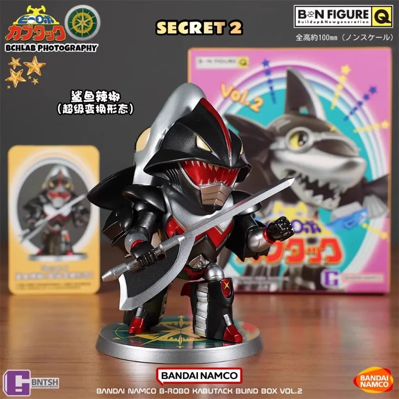 Bandai Iron Armor Little Treasure's tweede serie blinde dozen Jeugdherinneringen Kakkerlak Bully Trendy tafelblad Ornament geschenken