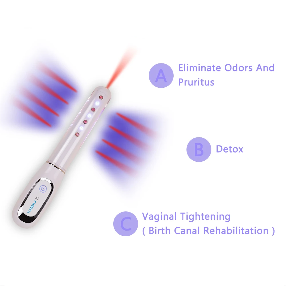 LASTEK 2022 Vaginal Tightening Cold Laser Therapy Device Vibrator Pelvic Infection Vaginitis Treatment Vagina Rejuvenation Wand