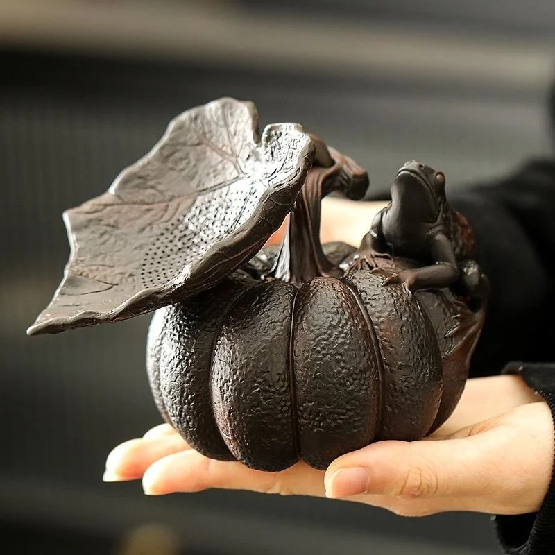 

Jianshui глина фиолетовая керамика тыква чай домашнее животное гостиная украшение чайного столика аксессуары для чайной церемонии украшение чайного подноса