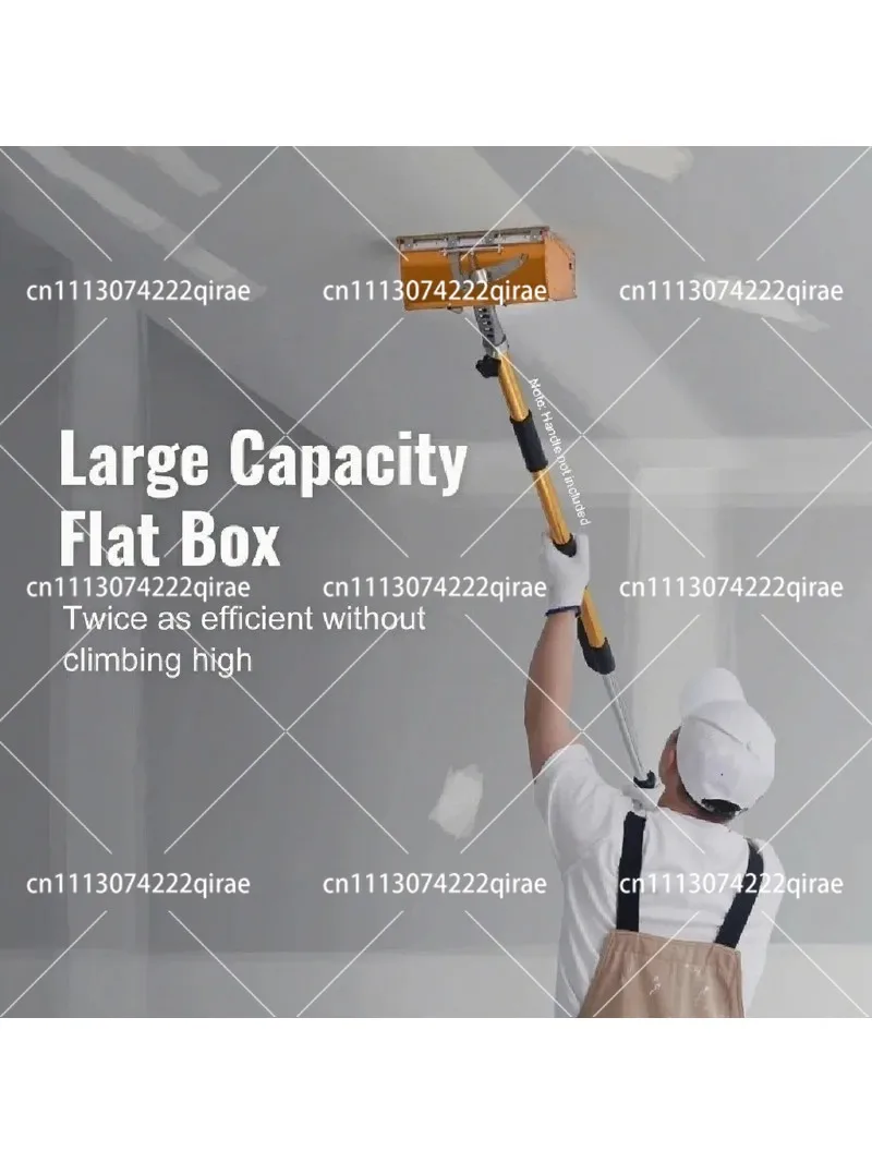 Suitable for 10 inch wide dry flat box, used for quick cleaning of aluminum decorative mud on gypsum board wall panels
