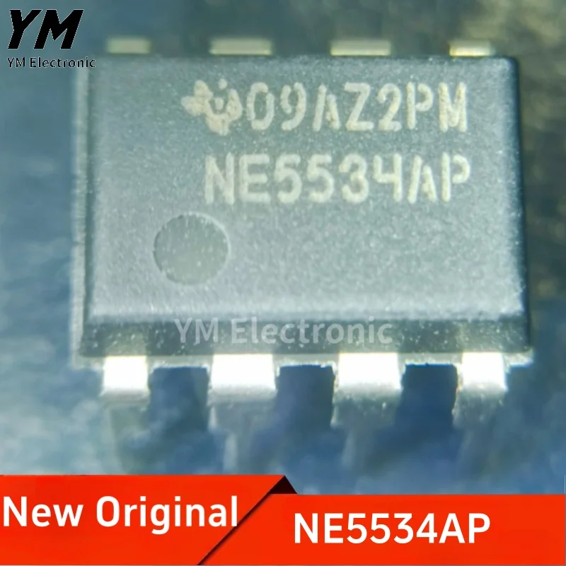 

New Original NE5534AP DIP-8 Low Noise Single Channel Audio Operational Amplifier IC