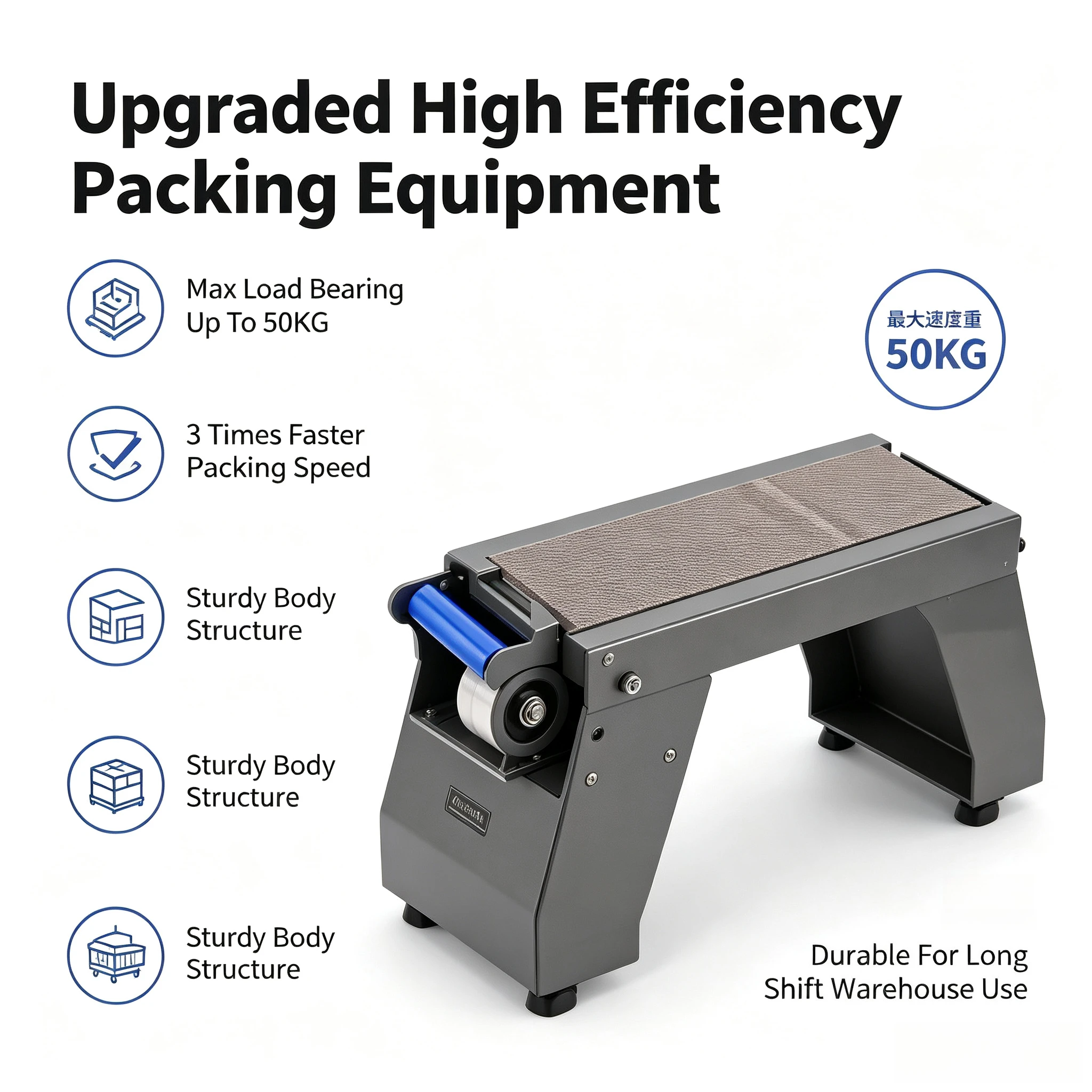 Manual Desktop Tape Dispenser With Cutter Carton Sealing Adhesive Tape Machine For Express Box Packing And Tape Wrapping Use