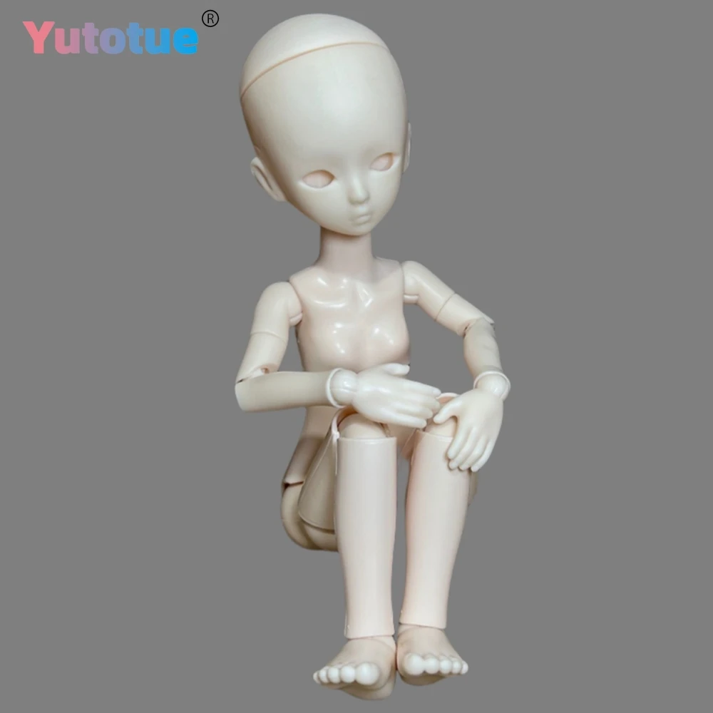 ตุ๊กตาข้อต่อแบบกลไก YUTOTUE 1/6 ขนาด 28 ซม. ตัวเปลือยไม่มีหน้า ไม่มีเครื่องสำอาง ของเล่น DIY