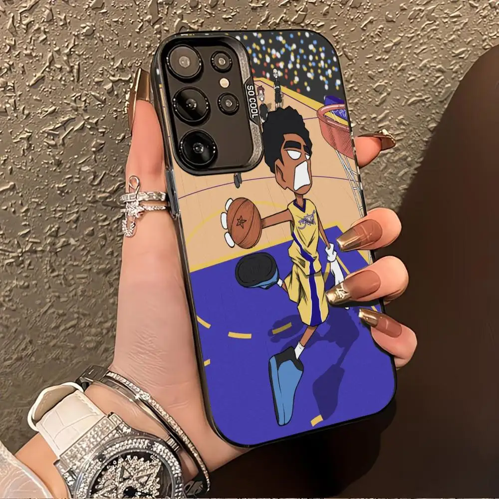 Basketball Exquisite Light Luxury Phone Case PhoneCase for Samsung Galaxy S26 S25 S24 S23 S22 S21 FE,Ultra,Plus Dropresistant