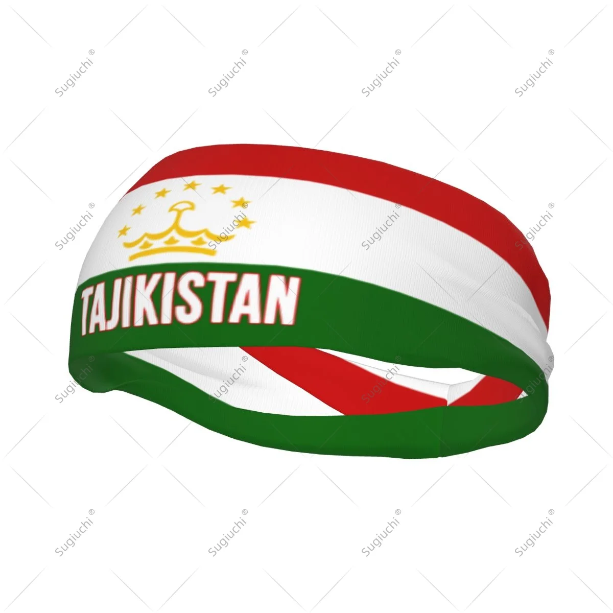 

Men Women Tajikistan Flag Elastic Wide Headbands For Yoga Fitness Tennis Running Gym Sports
