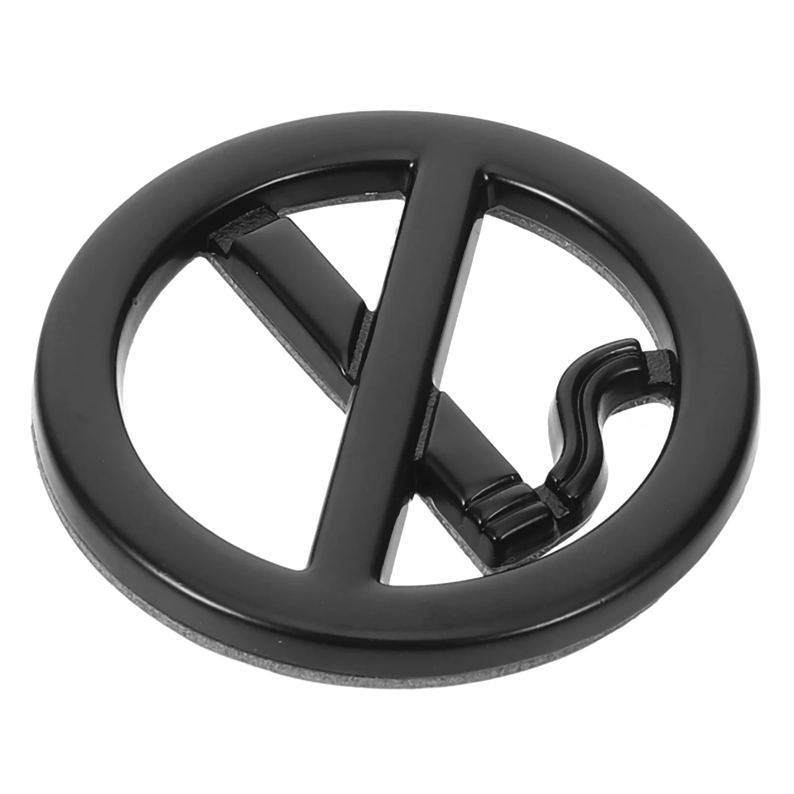 No Smoking Metal Sticker 3D Durable Warning Sign Car No Smoking Sign Decal Vehicle Sticker Decals for Vehicles