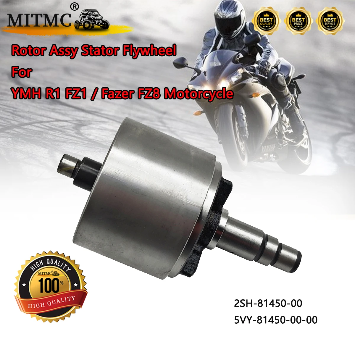 

Роторный узел, статор, маховик для мотоциклов YMH R1 FZ1 / Fazer FZ8 2SH-81450-00 5VY-81450-00-00