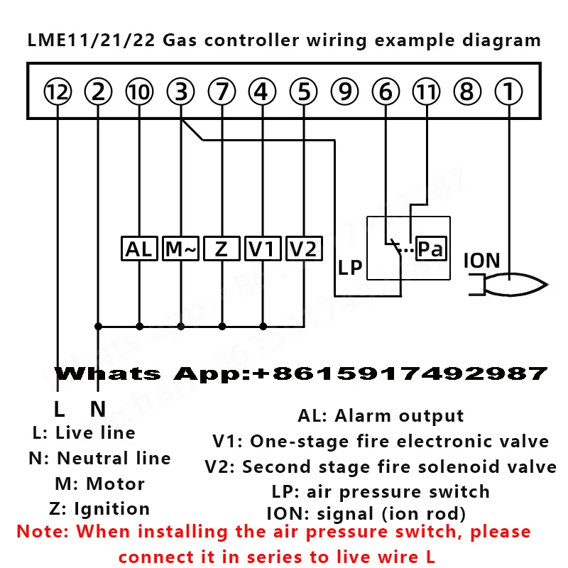 MINGYANG LME11 LME21 LME22 Diesel Burner Controller LME11.130C2 LME21.330C2 LME22.331C2 LME22.232C2 Burner Control Box