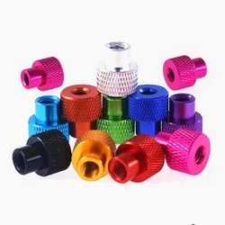 2-5pcs M3 M4 M5 M6 M8 Colourful Aluminium Alloy Hand Tighten Knurled Thumb Nut for FPV RC Car Parts Hardware