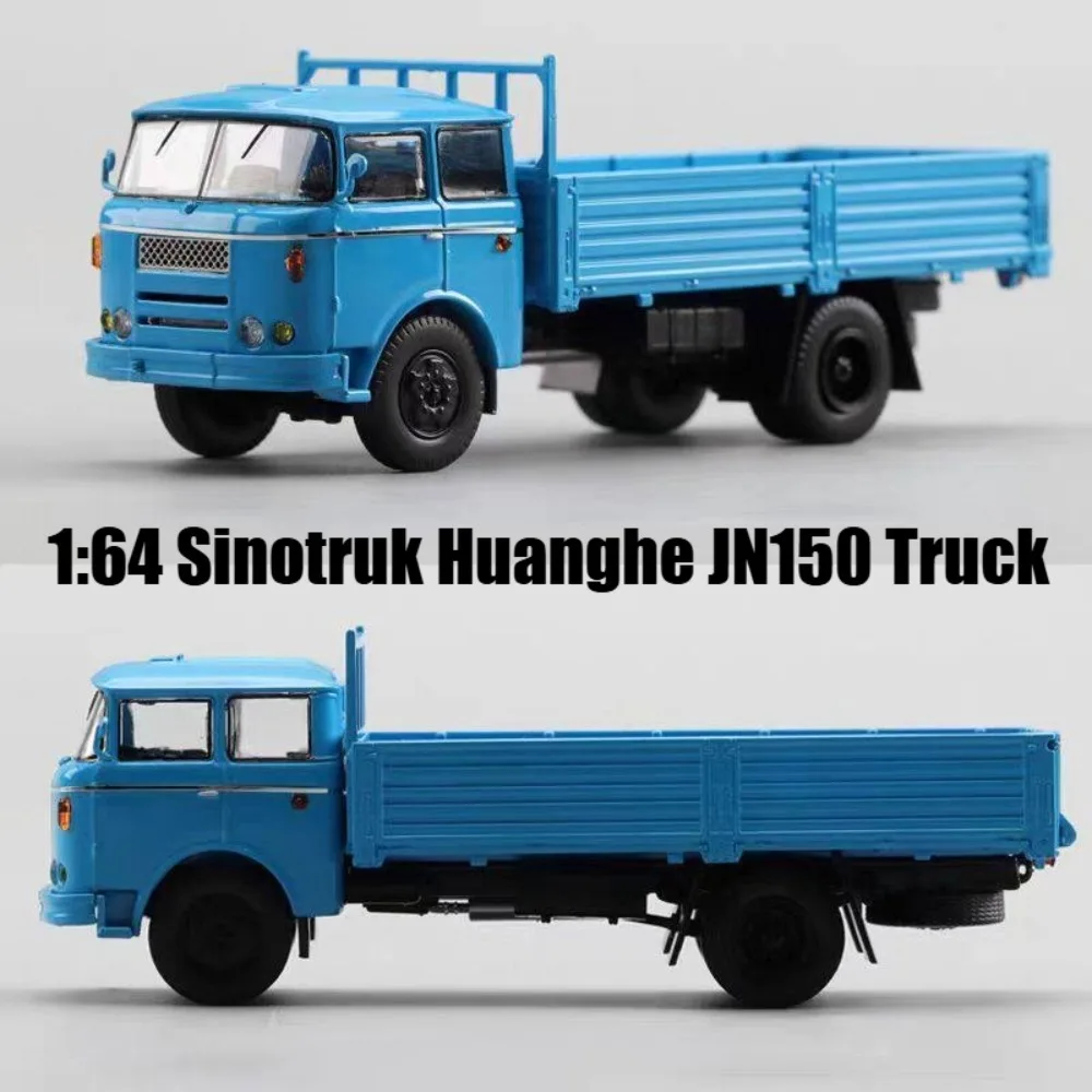 Mini 1:64 Huanghe JN150 Schwerlast-LKW-Modell Spielzeugauto mit Öffnungsfunktion Fahrzeugmodelle für Kinder Miniatur-Sammlerstücke Dekorationen