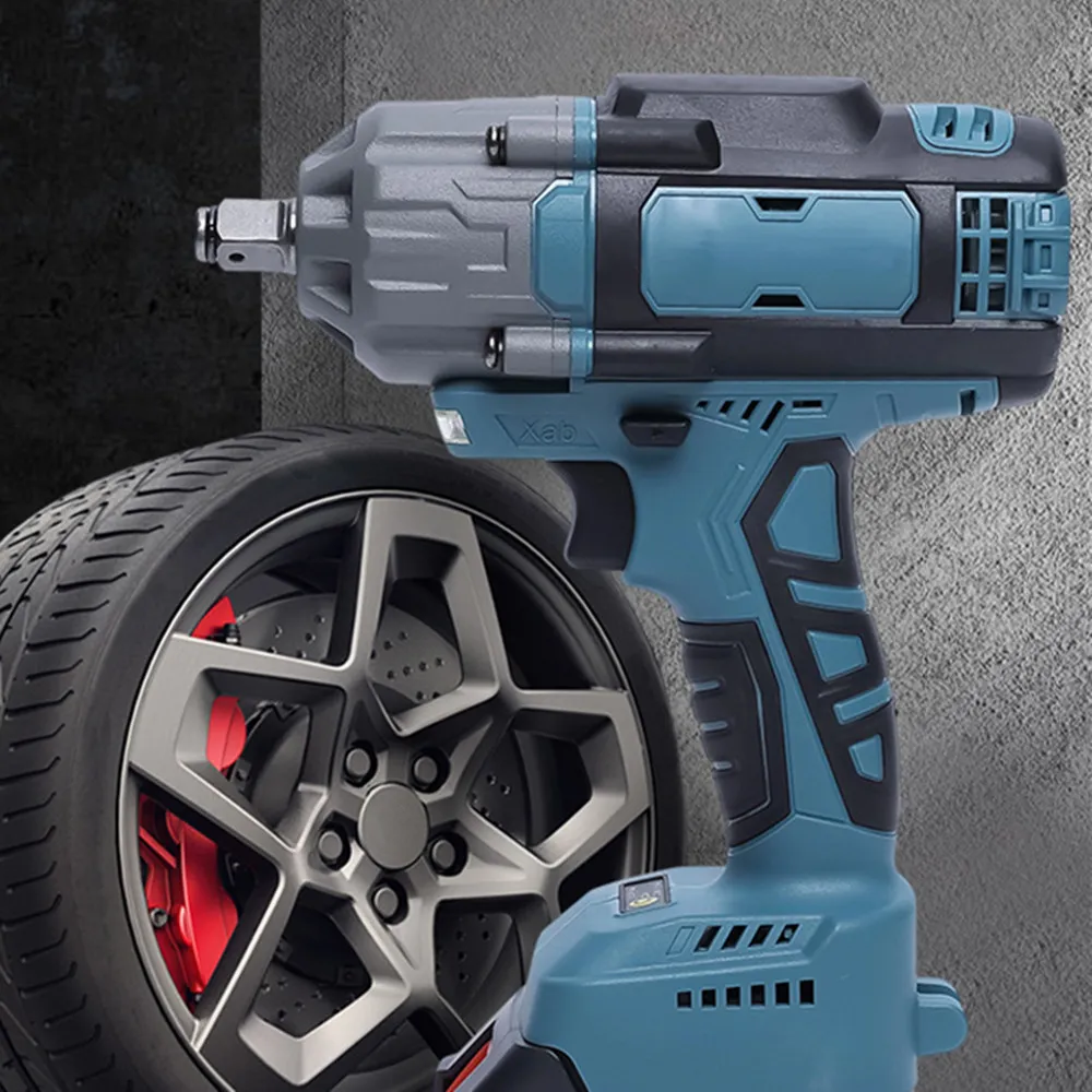 Elétrica Cordless Impact Wrench, Brushless Driver, Ferramentas Elétricas para Makita, 18V Bateria, 2000N.M Torque, 1/2\