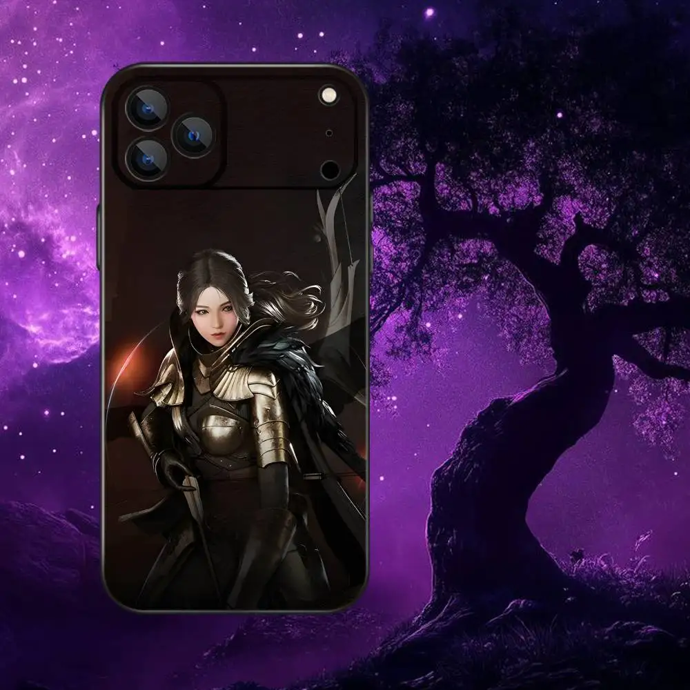 Funda de teléfono N-Night C-Crows Game para iPhone 17,16,15,14,13,12,Pro,Max,Plus,E,SE4,Air,Mini caja suave negra