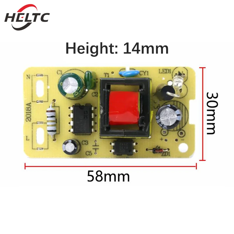 Adaptador 5v 2a módulo de fonte de alimentação de comutação ac 220v para dc 5v acessórios de placa de fonte de alimentação step-down