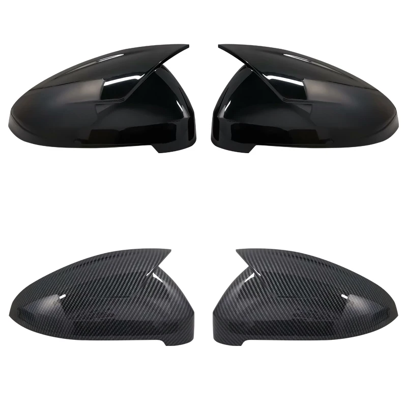 لأودي A4 A5 B9 قبعات مرآة جانبية (مظهر أسود) 2017 2018 2019 2020 2021 2022 S4 S5 RS5 allroad Quattro استبدال يغطي نمط ABT #3