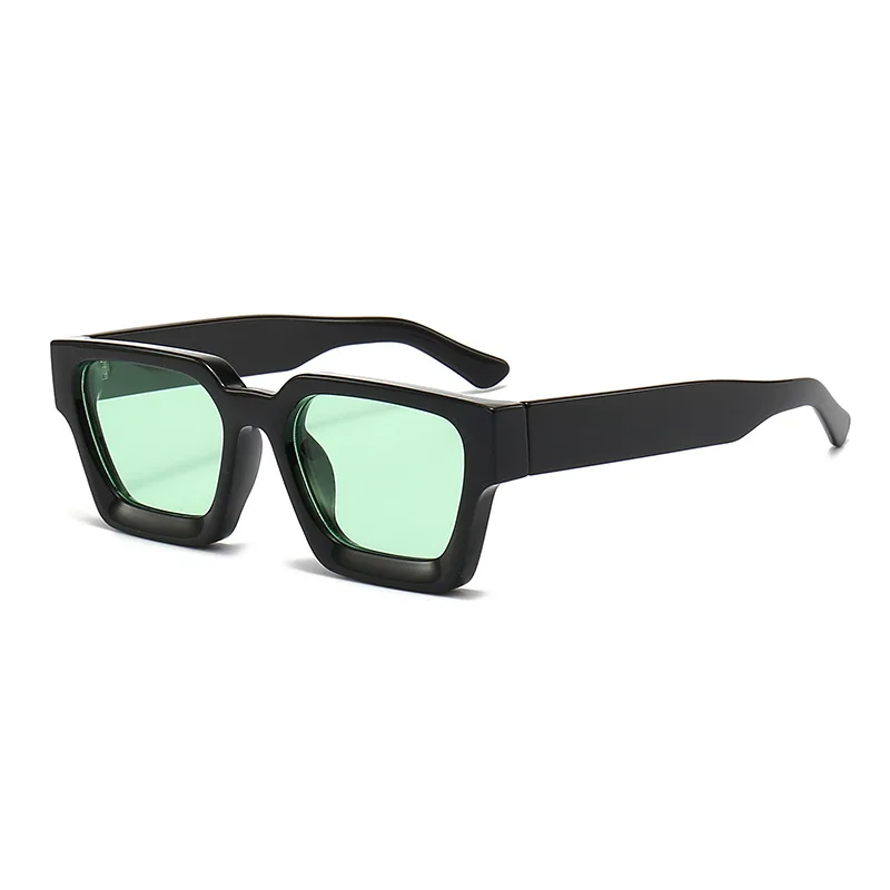SHAUNA Ins Beliebte Damen Quadratische Sonnenbrille Retro Herren Getönte Farbtöne UV400 – Detail 24