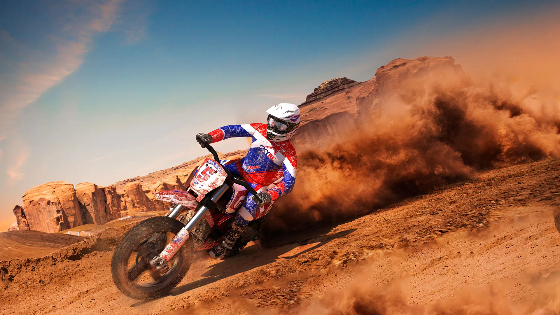SkyRC Super Rider 1:4 schaal crossmotor