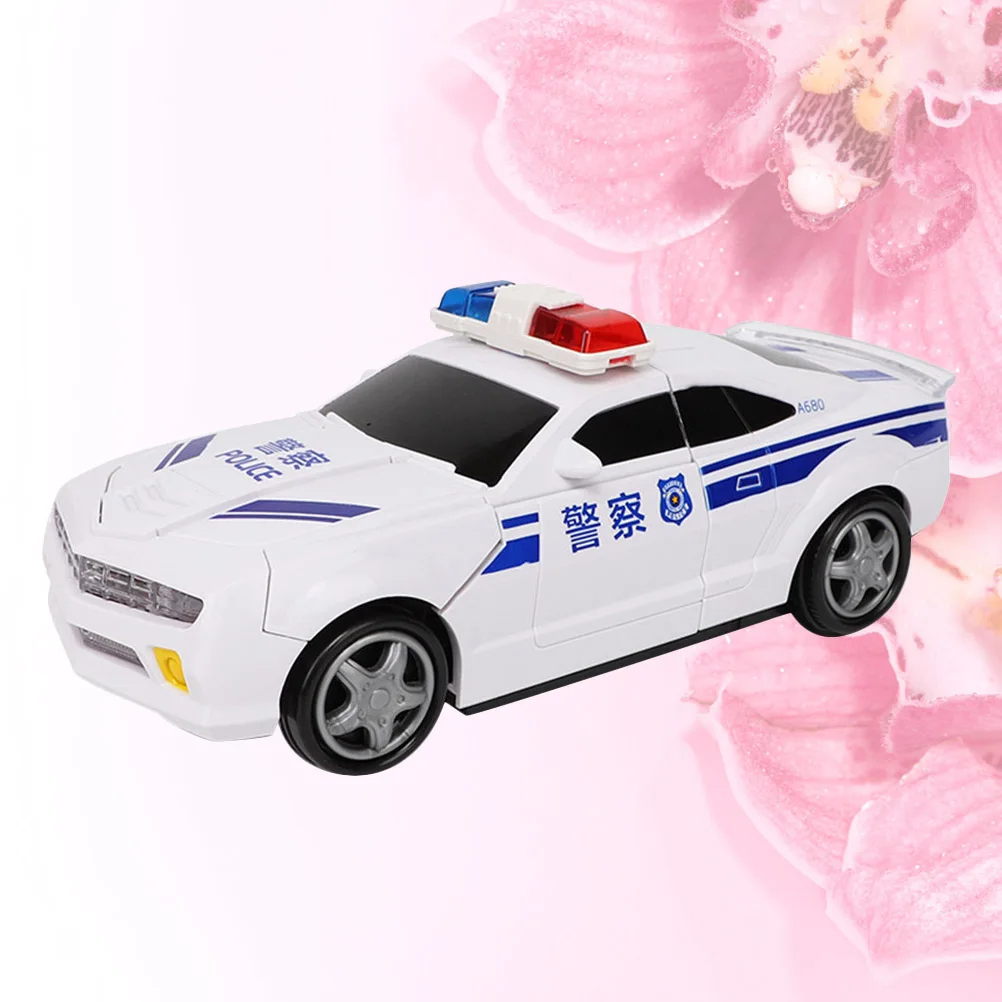 光る変形おもちゃのパトカーのおもちゃ子供用プレイ子供用車