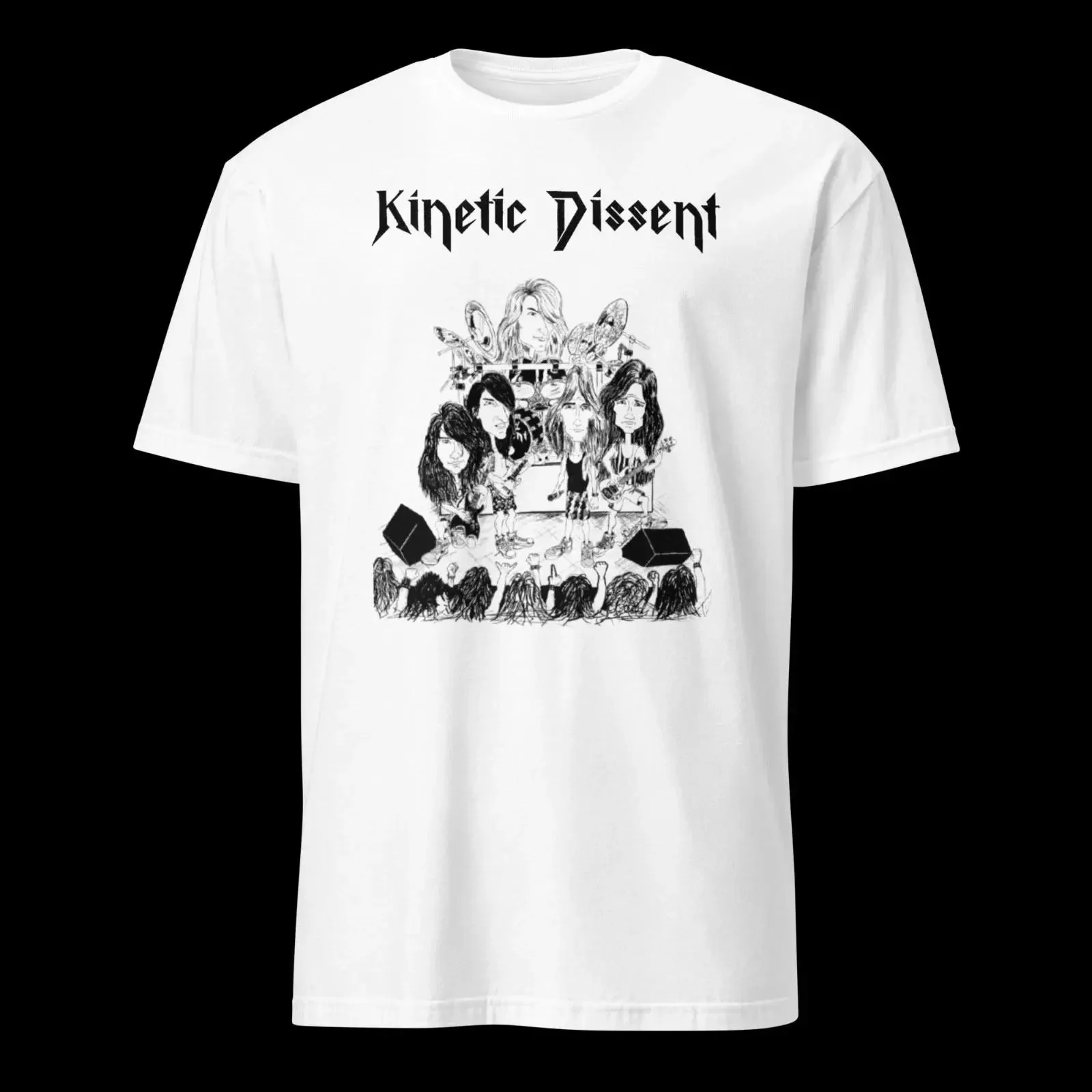Camiseta KINETIC DISSENT con dibujo animado, tallas S-3XL, Thrash Metal, NUEVA, Heide Toxik, estilo vintage, lavada, para uso diario, ropa de diseñador