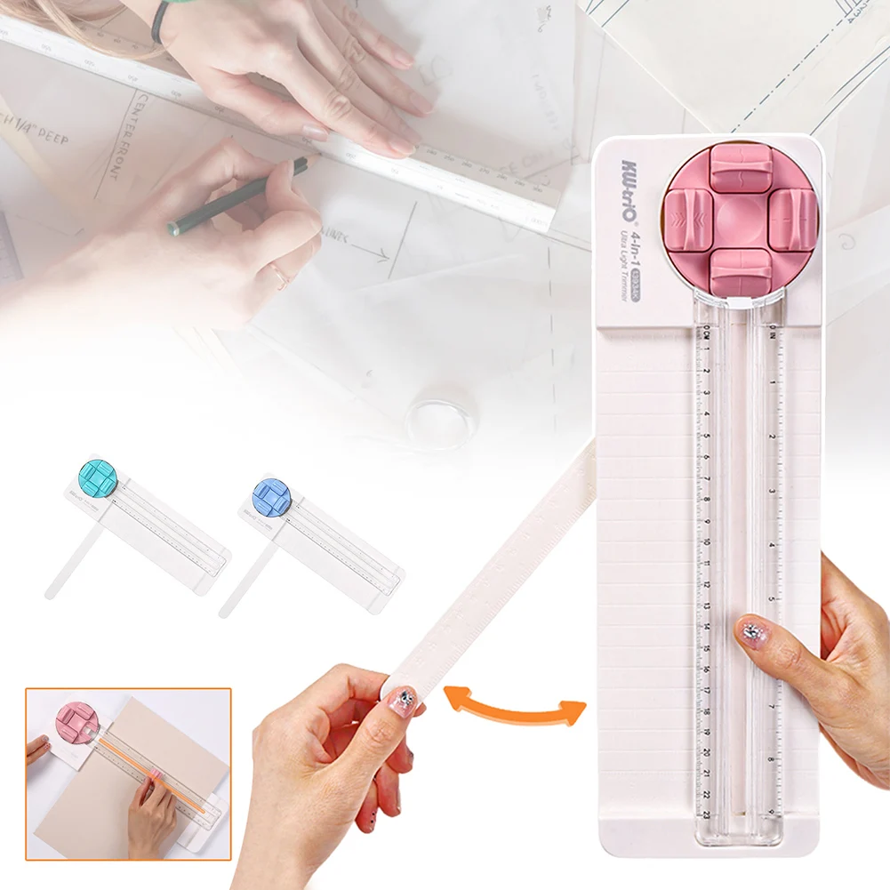 4 In 1 Craft Paper Cutter Multi-functional Hand-made Paper Cutting Tool For Home