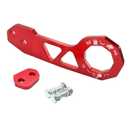 Imagen 2 del producto Gancho de remolque trasero de carreras estilo JDM, gancho de remolque trasero de aleación de aluminio para honda civic fit jazz gk5