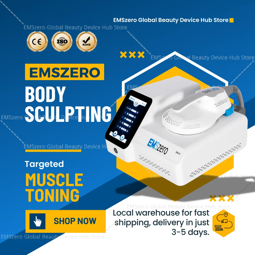 

Portable Single Handle EMSzero Weight Loss Muscle Stimulation Defatting and Shaping Machine EMSzero 6500W Sculpt Machine