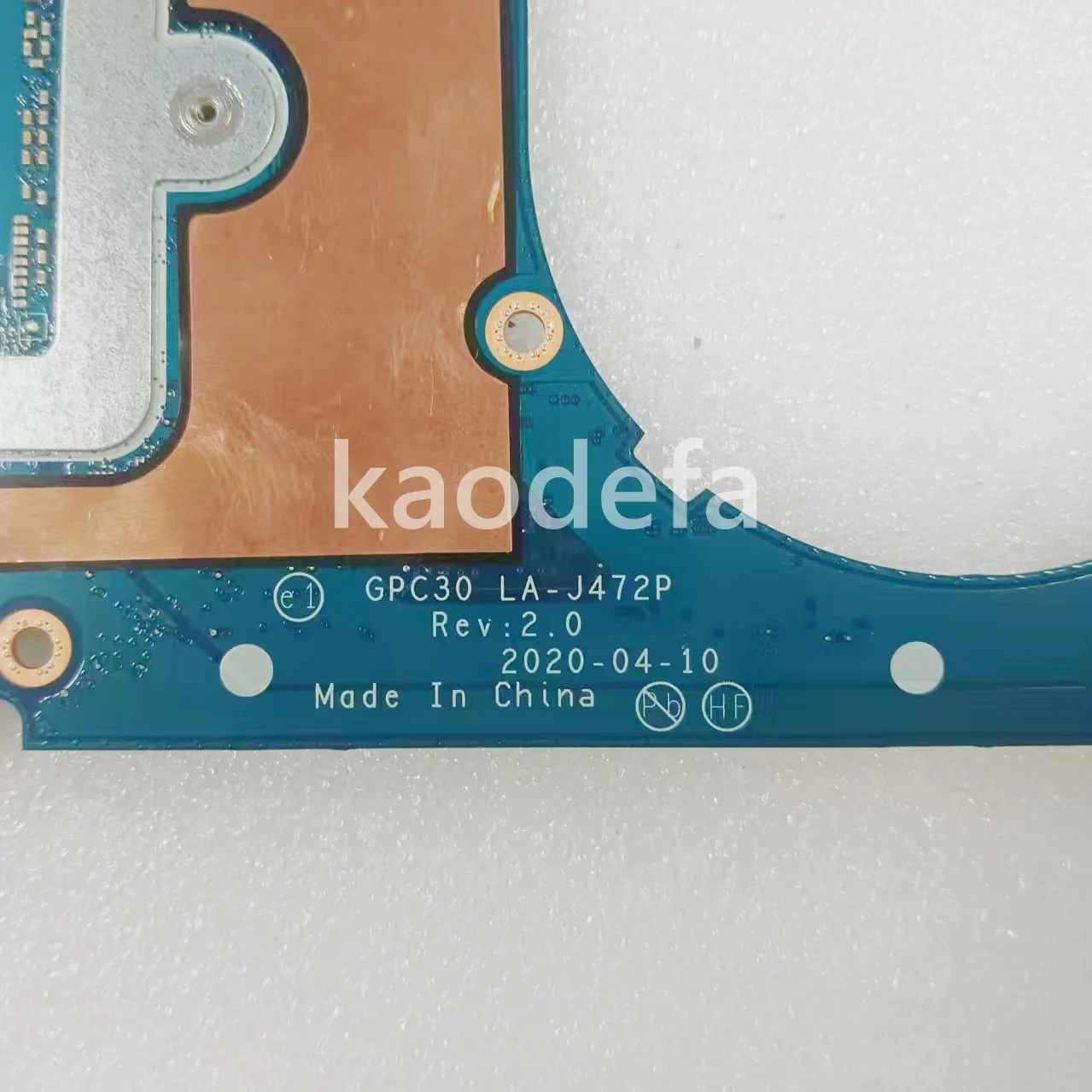 GPC30 LA-J472P Mainboard For HP Envy 13-BA Laptop Motherboard CPU: I7-1065G7 SRG0N RAM: 8GB DDR4 100% Test OK