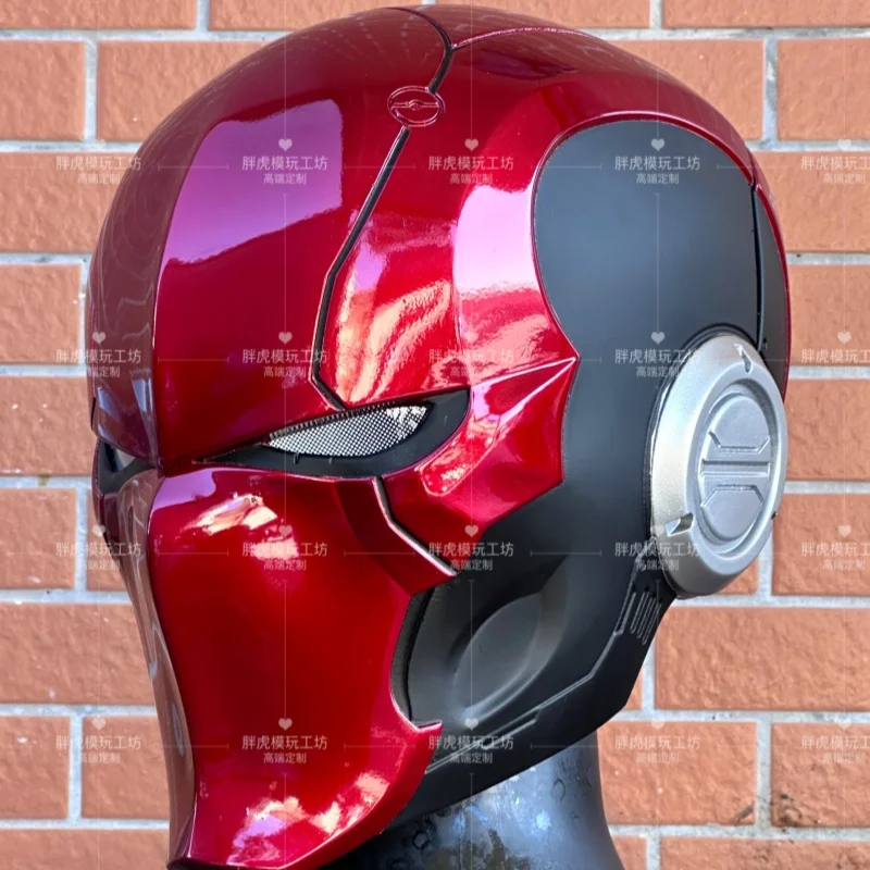 

Маска для косплея Бэтмена Red Hood из Marvel Arkham Knight со светящимися глазами, из стекловолокна, не 3D-печатная, в стиле Готана, с откидным механизмом