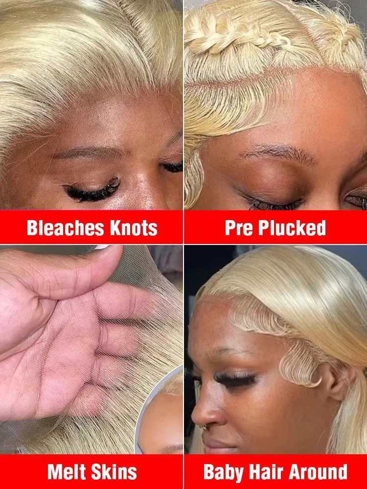 200 Density 40 Inch 613 Lace Front Wig Human Hair 613 Lace Front Wig Human Hair Blonde Wig Human Hair 13x4 Straight Lace Frontal