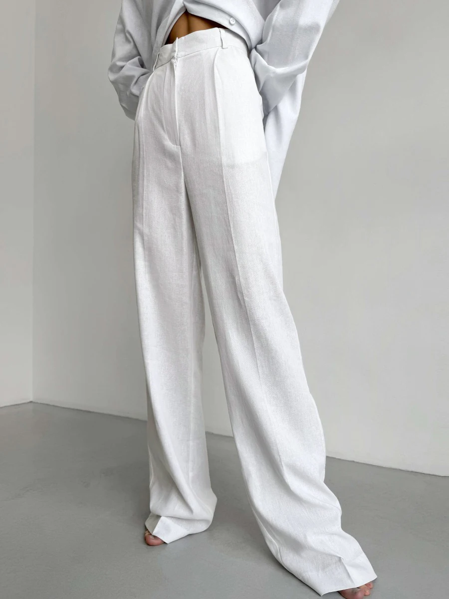 Wolfeel 2026 Women's Wide Leg Pants with European and American Style Casual Loose Pants Suitable for Business and Casual Wear
