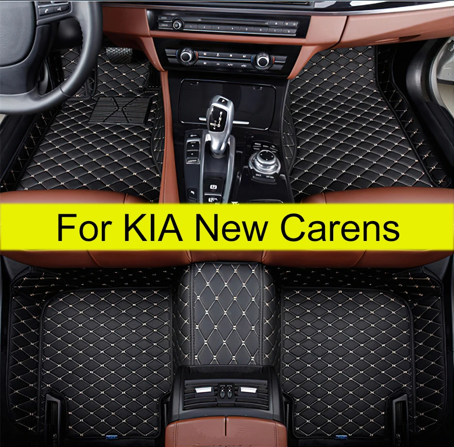 

Car floor mats for KIA new carens （FIVE SEAT）2007 2008 2009 2010 2011 2012 Custom auto foot Pads automobile carpet cover