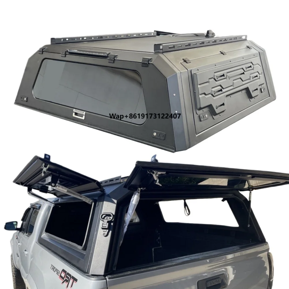 

2021-2023 3rd Gen 5ft Pickup Truck Manual Locking Waterproof Smart Bed Cap 6ft Hard Aluminum Alloy