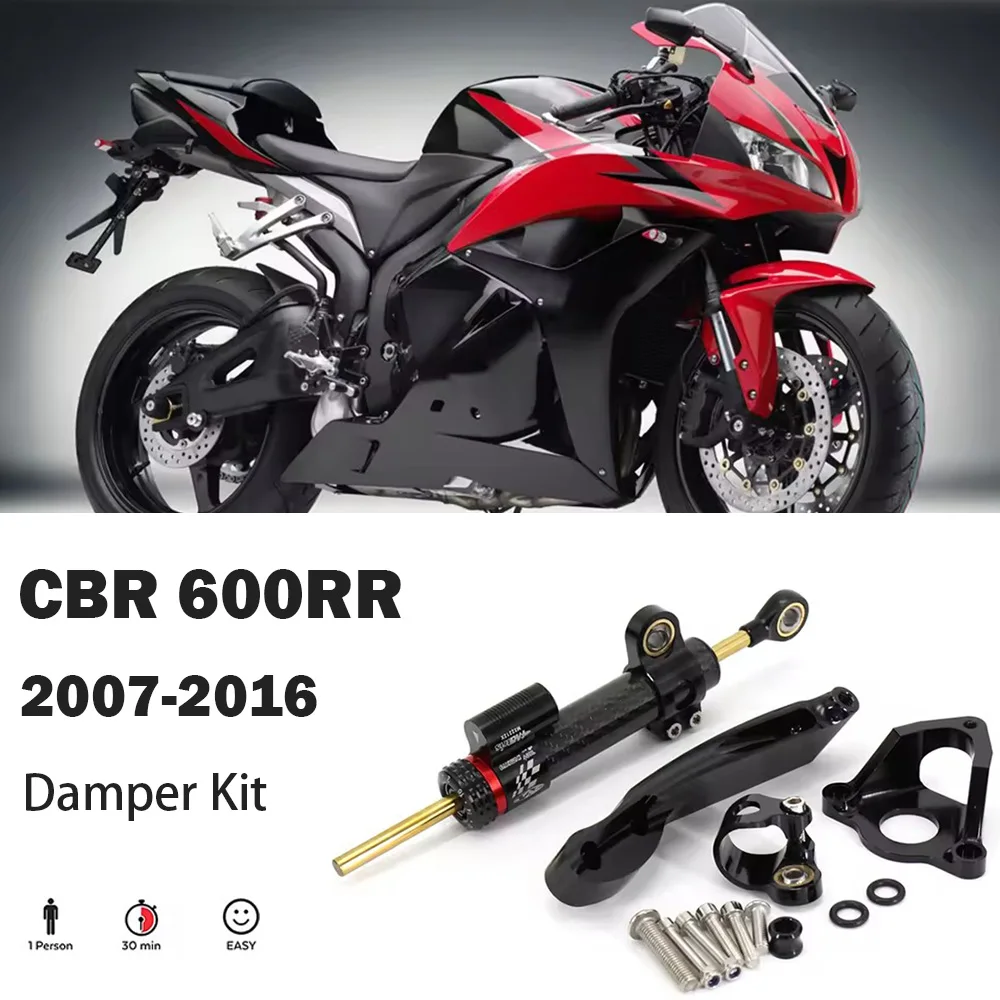 

NEW Motorcycle Parts For Honda CBR600RR CBR 600 RR Steering Stabilize Damper Bracket Mount 2007-2016 2008 2009 2010 2011 2012