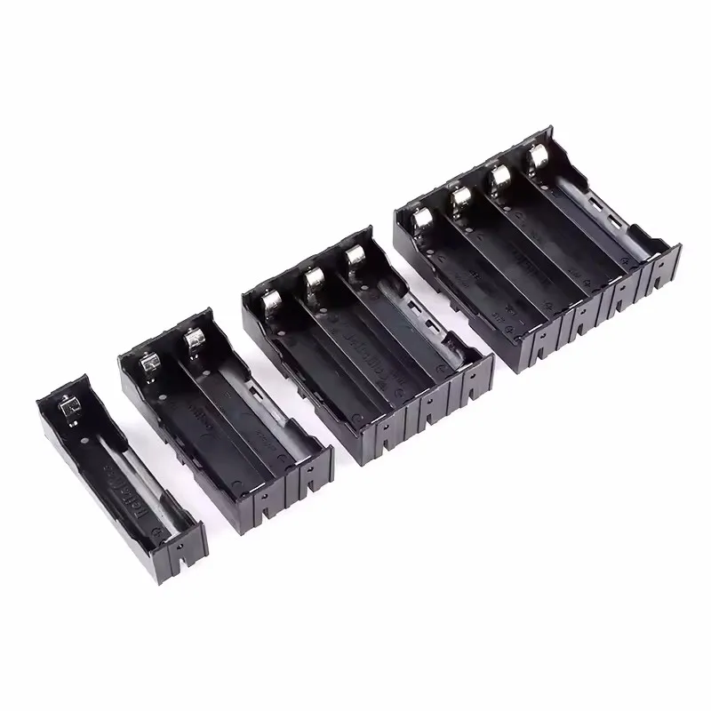 5pcs 18650 battery compartment 1 cell 2 cells 3 cells 4 cells battery holder PCB pins/plug boards/pins/DIY