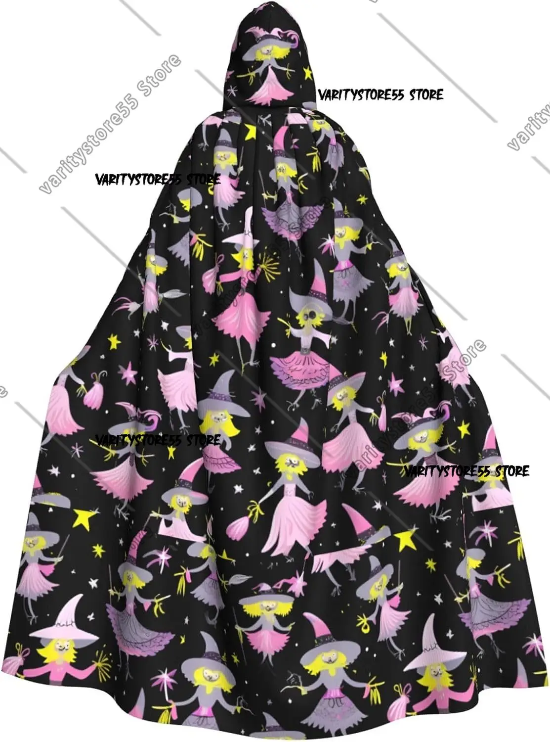 

Ведьма Богемный Рисунок Печать Взрослый Хэллоуин с Капюшоном Большой Капюшон Вечеринки Плащ Маскарад Тематические Карнавали