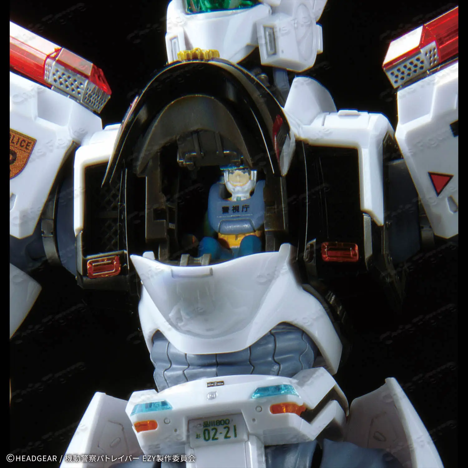 En stock, modelo original de ensamblaje articulado Bandai RG escala 1/48 AV-98 Ingram Unit 2 (Ingram Plus) Patlabor