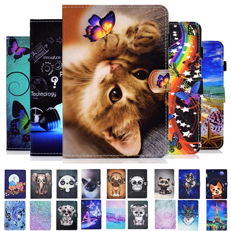 Case For Huawei Matepad T10s AGS3-L09/W09 10.1 Tablet Cover Folio Kawaii Cartoon Case for Huawei Matepad T 10s T10 9.7 Cover