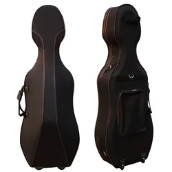 Factory Outlet Support Customized Hard Foam Advanced Oxford Exterior 4/4-1/10 Carbon Cello Case