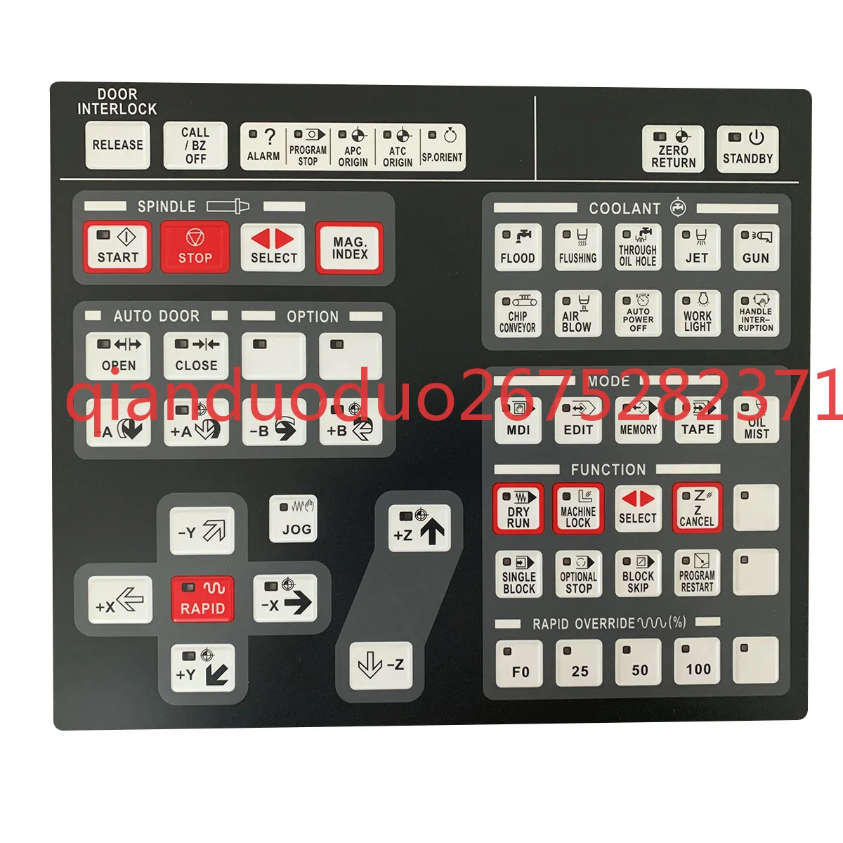 

VX-400 VX-500 for HYUNDAI KIA Vertical Machining Center Operating Membrane Protective Film VX400 VX500