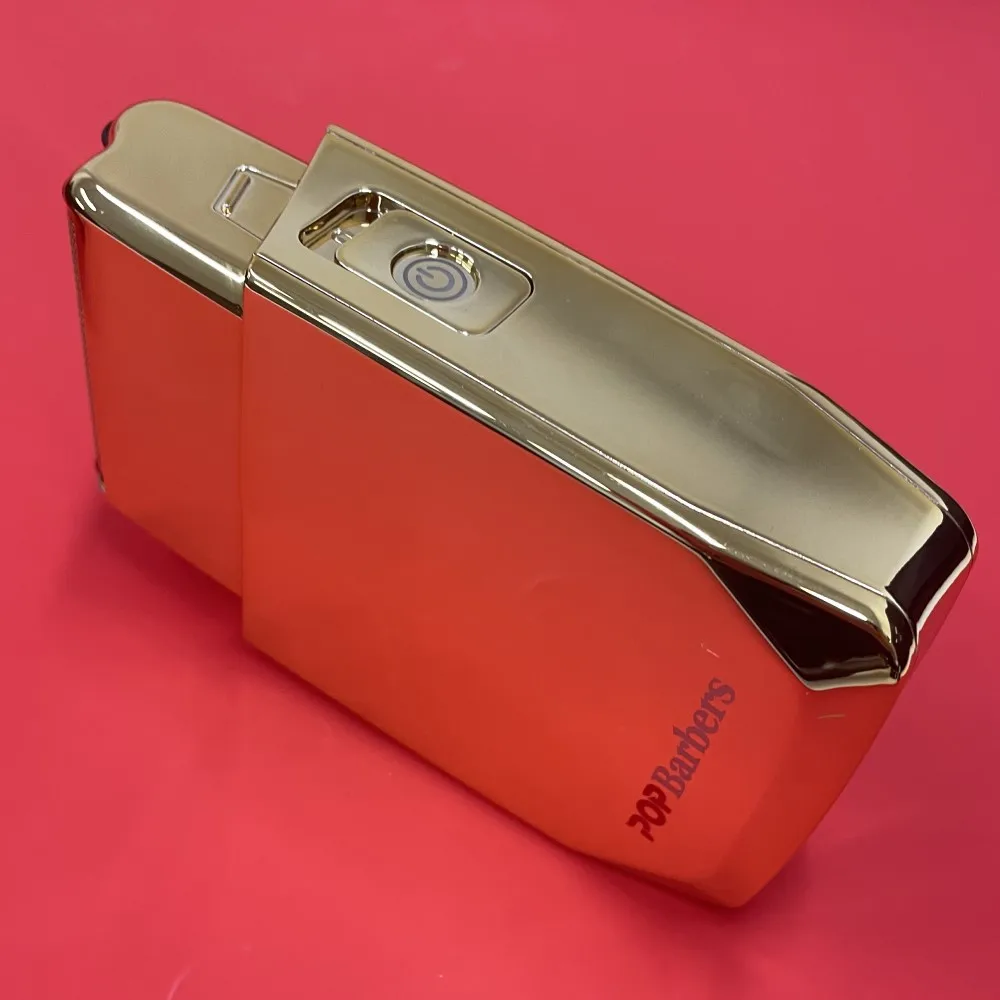 P600 Proリチウム電池とチタンシェーバー,充電式コードレスブレード,9000回転/分,男性用