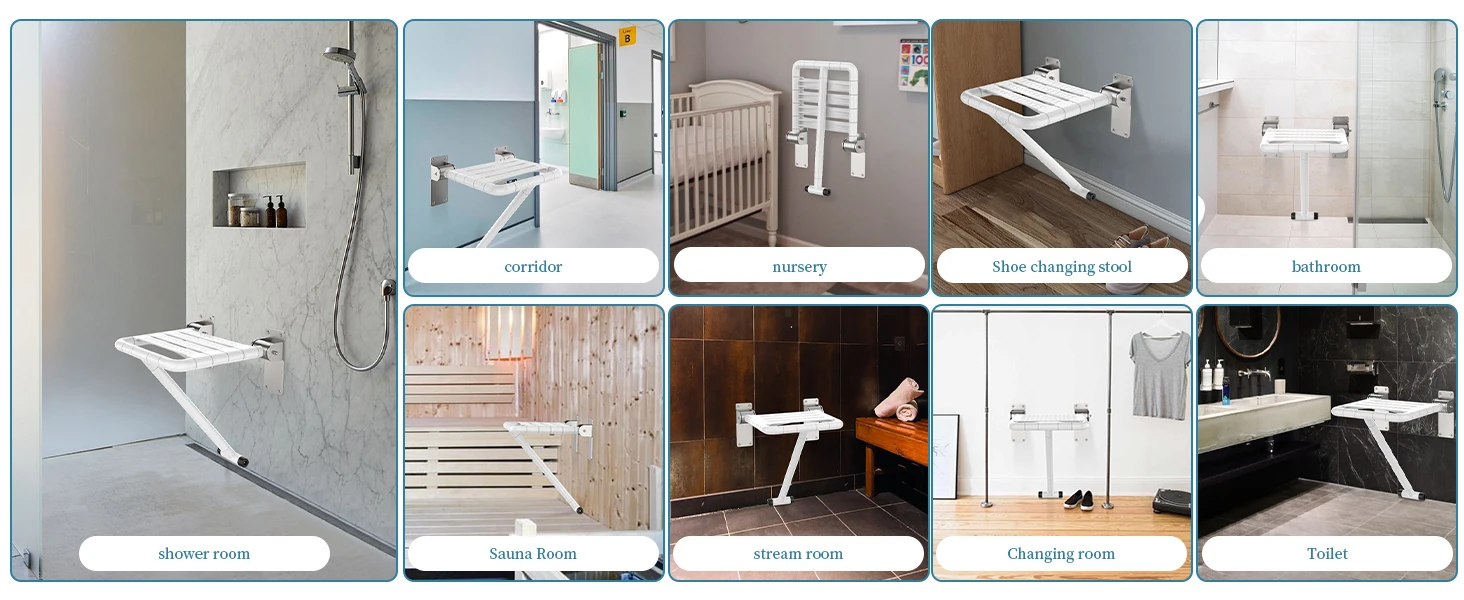 wall mount shower chair